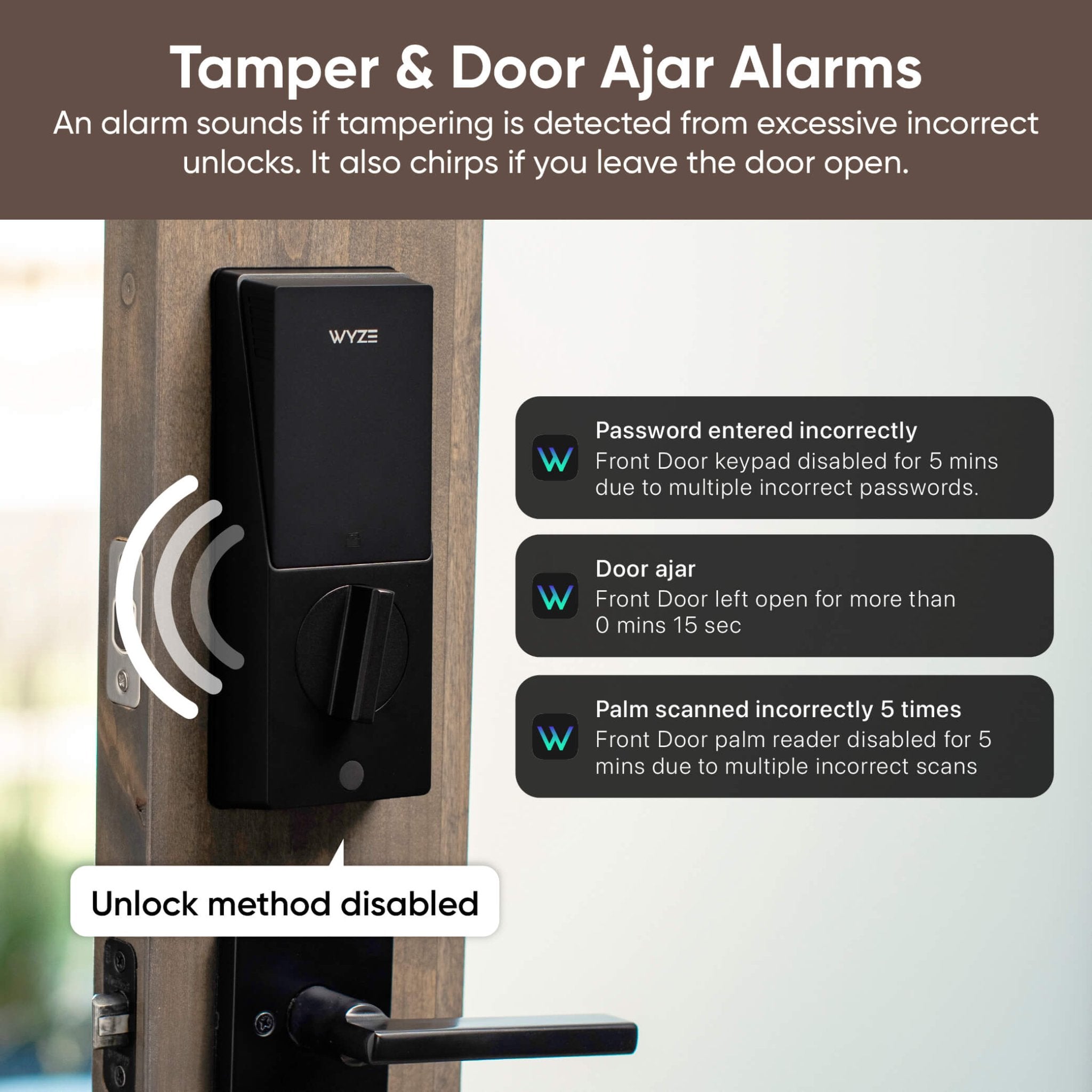 Battery Video Doorbell + Palm Lock - Image 5
