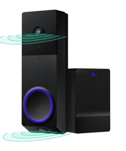 Alternative view of Duo Cam Battery Doorbell